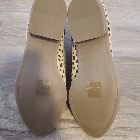 NIB Dolce Vita Stacked Heel Leopard Suede Booties - Picture 5 of 9